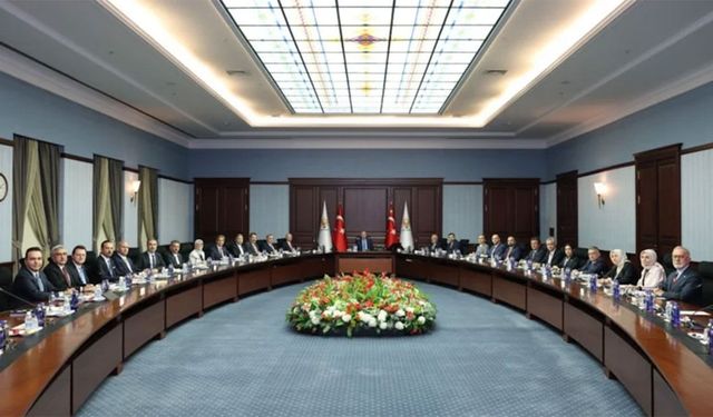 AK Parti MYK Cumhurbaşkanı Erdoğan başkanlığında toplandı