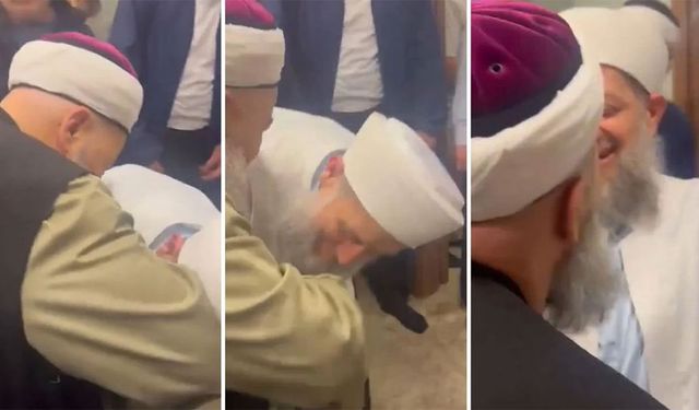 Tahliye edilen Yusuf Ziya Gümüşel’i Ahmet Mahmut Ünlü ziyaret etti