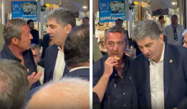 Hakan Safi ile Ali Koç seçime saatler kala bir araya geldi