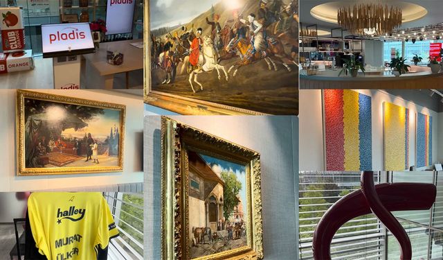 İstanbul temalı eserler Pladis'in Londra ofisinde sergilendi