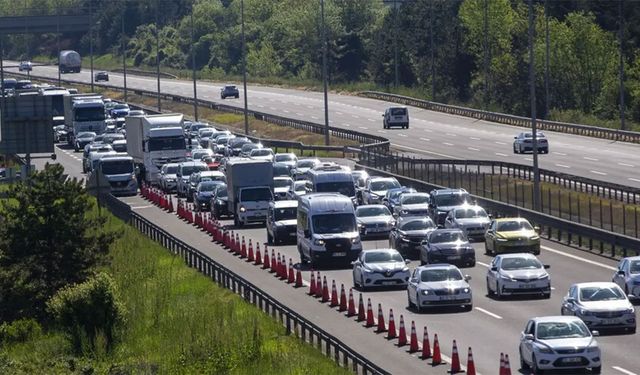 TEM Ankara-İstanbul yönünde trafiğe kapatıldı