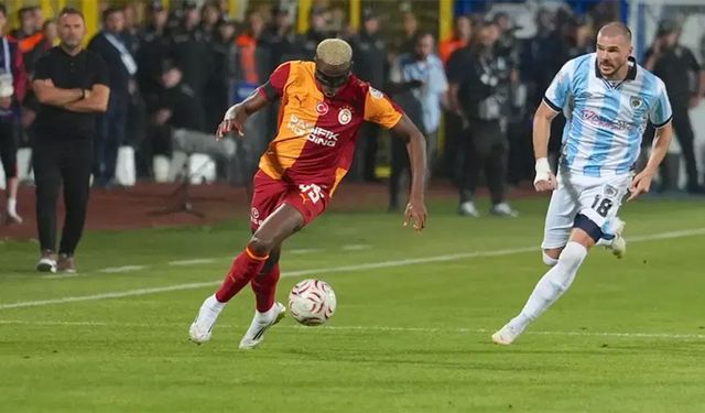 Galatasaray ligin ilk galibiyetini aldı