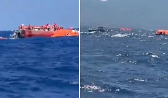 Girne açıklarında 267 kişilik yolcu gemisi alabora oldu: 7 kişi hayatını kaybetti, 23 kişi aranıyor