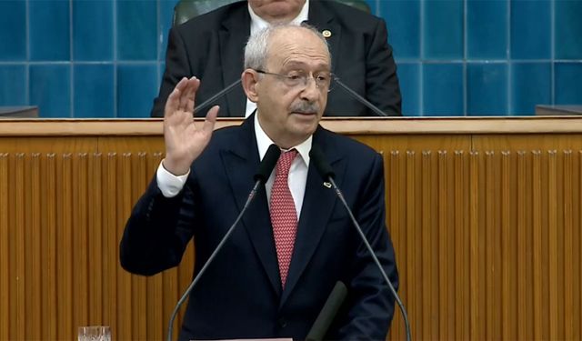 Kılıçdaroğlu tekrar grup kürsüsünde: “Yolsuzun, hırsızın yanında durulmaz”