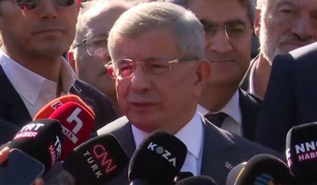 Ahmet Davutoğlu ifade verdi