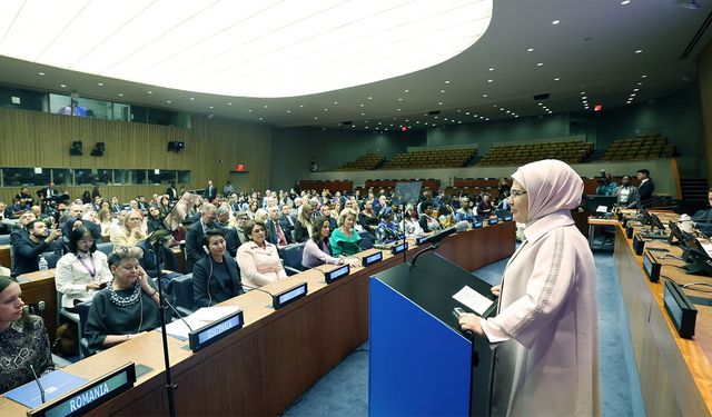 Emine Erdoğan'dan BM'de çocukların dijital güvenliği için küresel çağrı