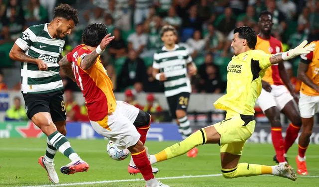 Galatasaray Şampiyonlar Ligi’ne Sporting yenilgisiyle başladı