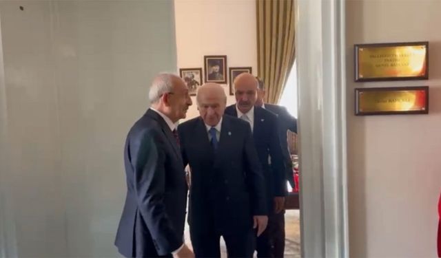 Bahçeli ile Kılıçdaroğlu TBMM'de görüştü