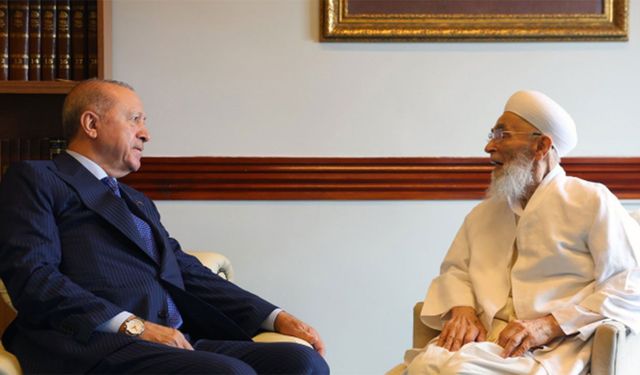 Cumhurbaşkanı Erdoğan'dan Kur'an-ı Kerim hocası Ali Kemal Hut'a ziyaret