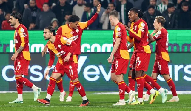 Galatasaray, Konyaspor'u 4 golle geçti! Lider Konya'da hata yapmadı