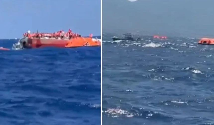 Girne açıklarında 267 kişilik yolcu gemisi alabora oldu: 7 kişi hayatını kaybetti, 23 kişi aranıyor