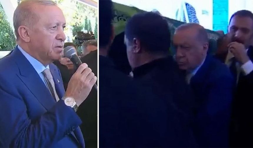 Cumhurbaşkanı Erdoğan genç kızın cenazesine omuz verdi