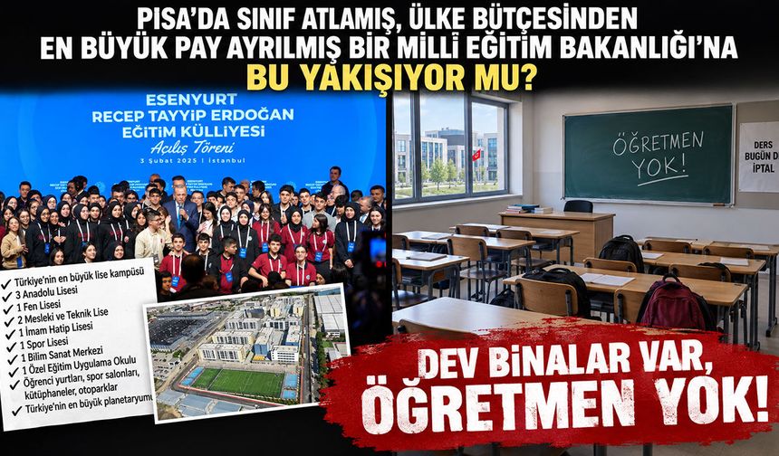 Türkiye’nin en büyük eğitim kampüsünde öğretmen krizi: Fen Lisesi öğrencileri öğretmen bekliyor
