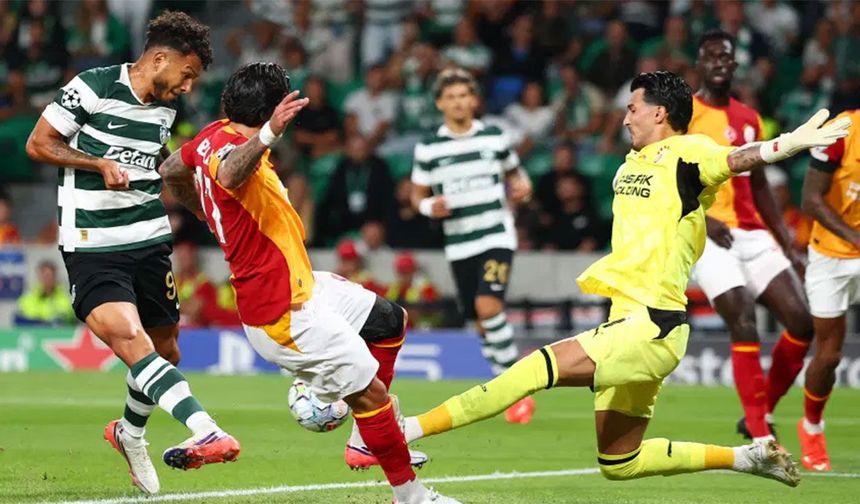Galatasaray Şampiyonlar Ligi’ne Sporting yenilgisiyle başladı