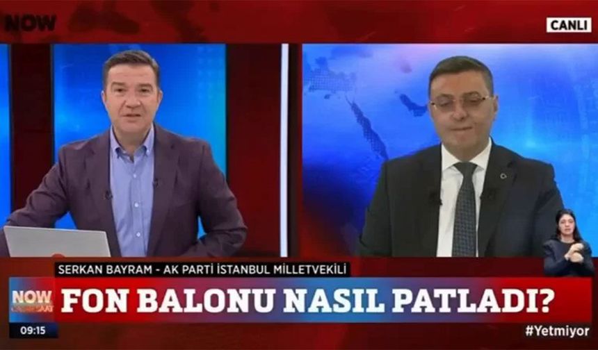 Muhalif kanala konuşan AK Partili Serkan Bayram özür diledi