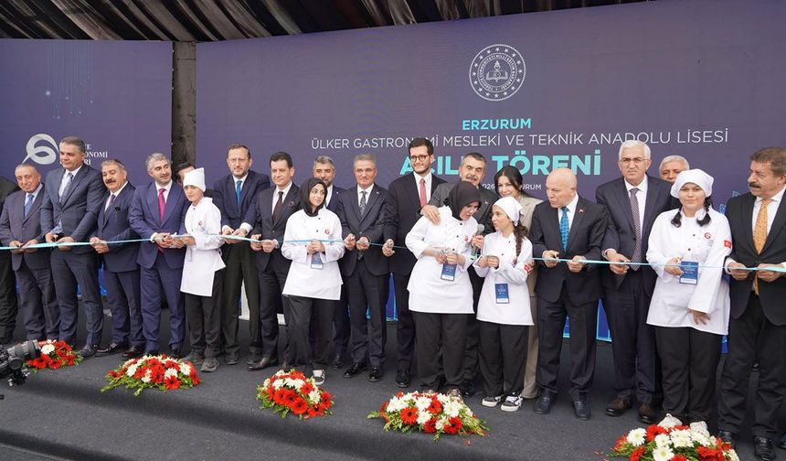 Gastronomi Liseleri Projesi’nin ilk adımı Erzurum’da Ülker iş birliğiyle atıldı