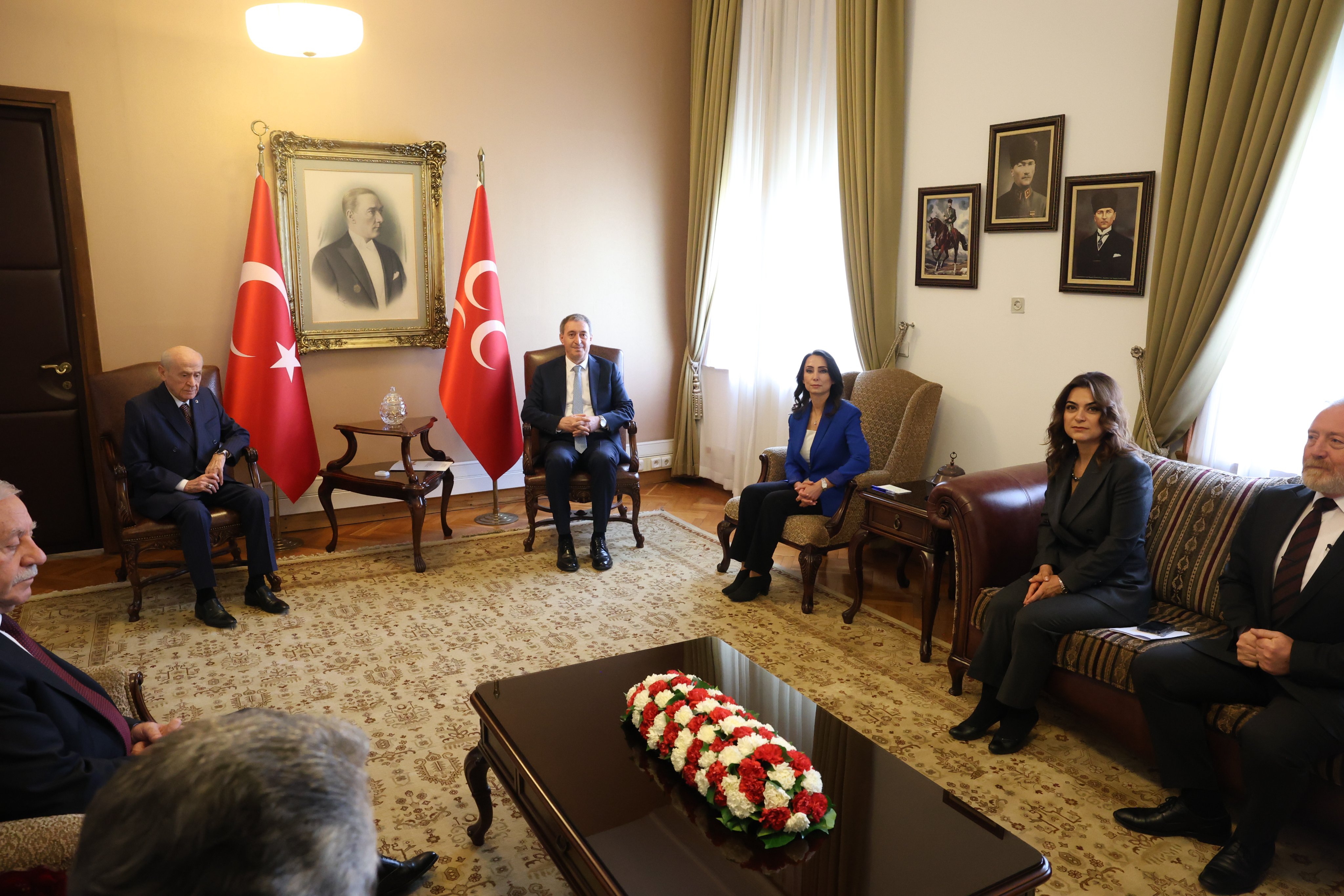 Devlet Bahceli Dem Parti Heyeti